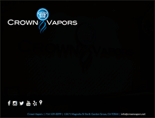 Tablet Screenshot of crownvapors.net